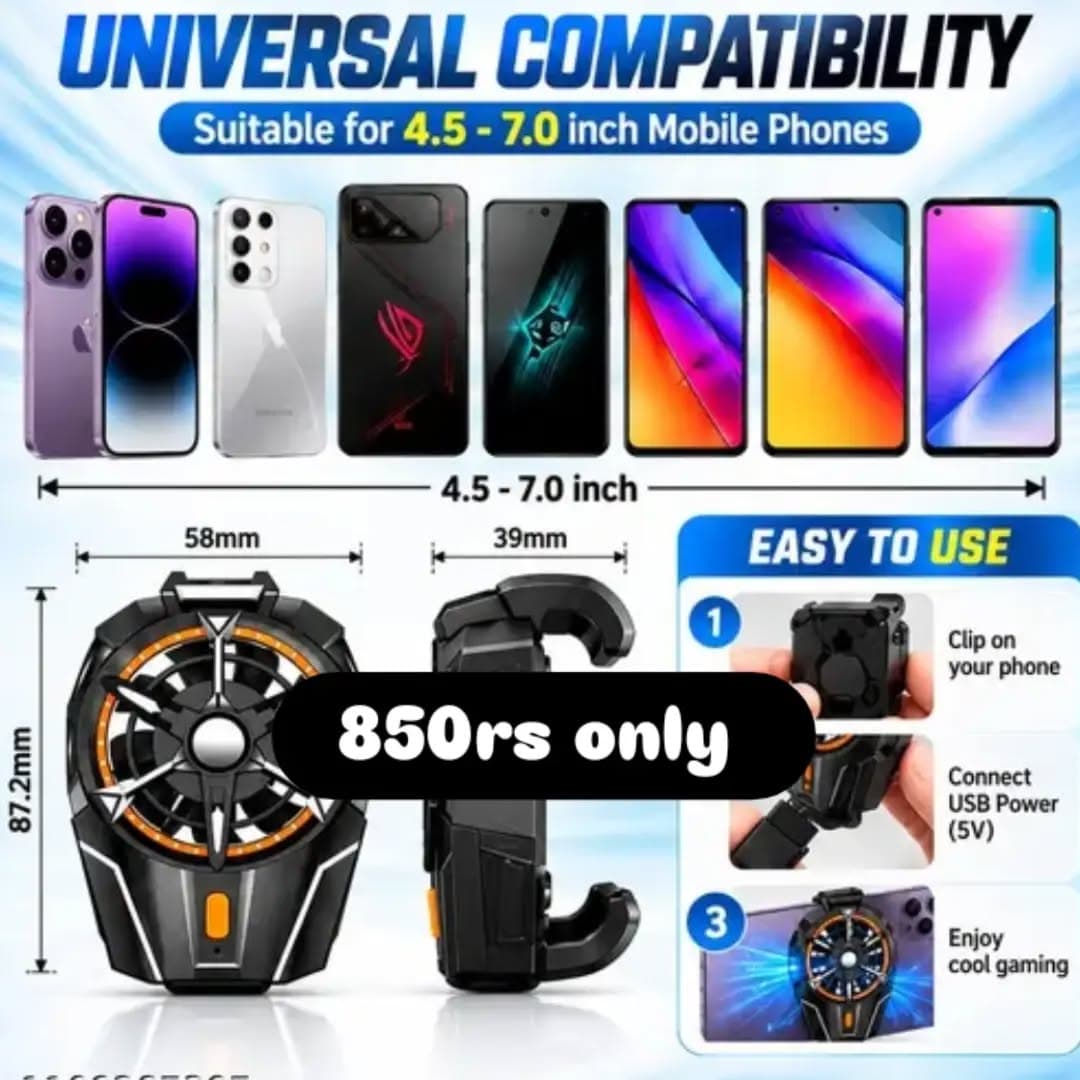 Gaming cooler fan