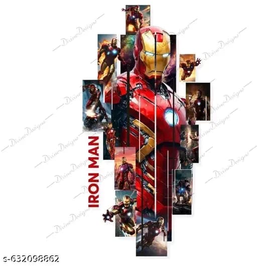 Iron man spider man wall sticker 8