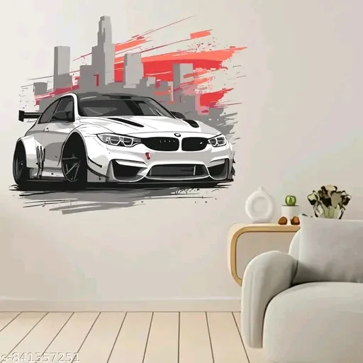 Car wall sticker 2