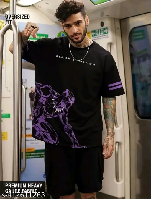 Black panther t shirt 2